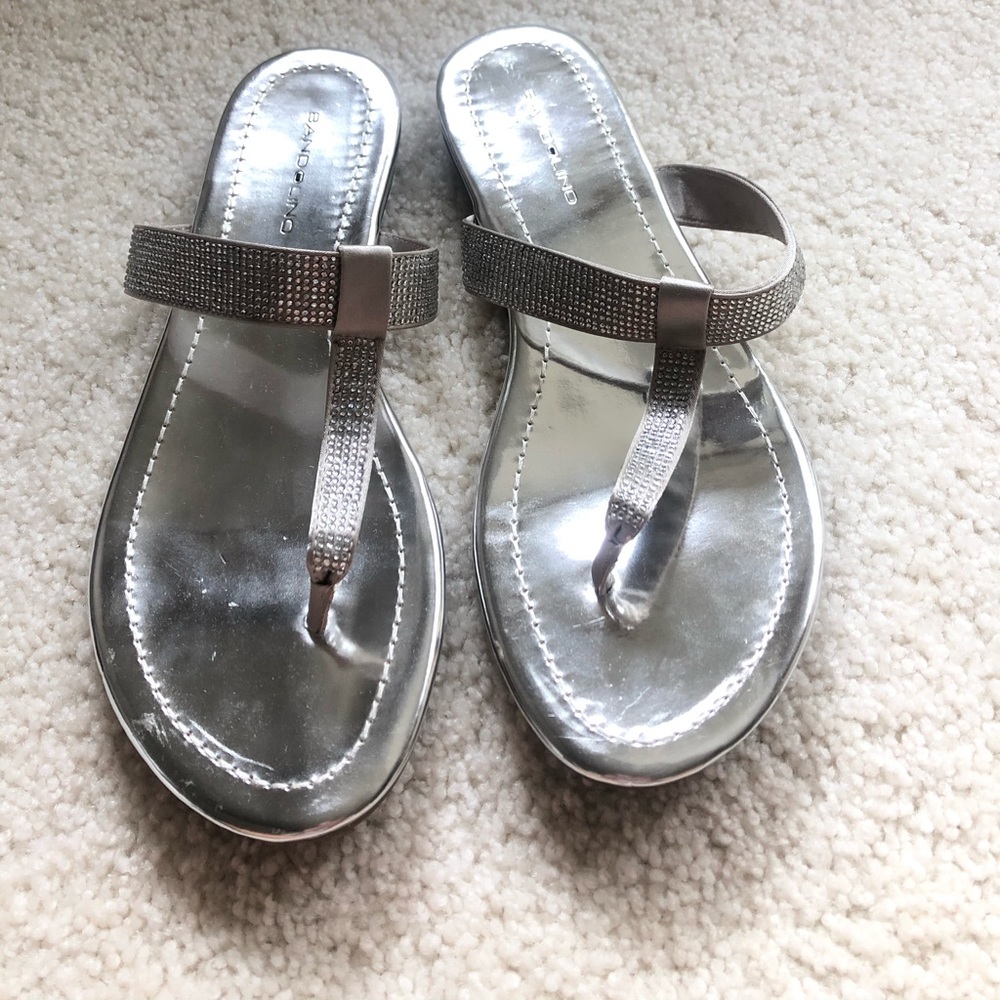 Bandolino Strappy Rhinestone Sandals